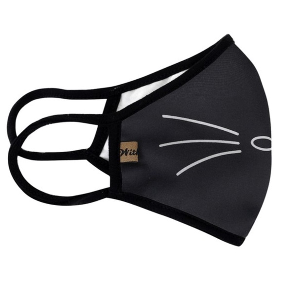 Available Now! Kitty Whiskers Washable Face Mask - Picture 6 of 9